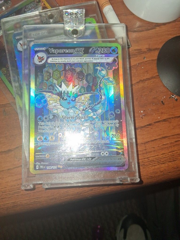 Pokemon Card Vaporeon Ex