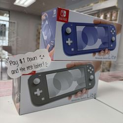 Nintendo Switch Lite New - Pay $1 To Take It Home Today and pay the rest later.