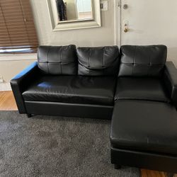 Black Couch 78 Inches 