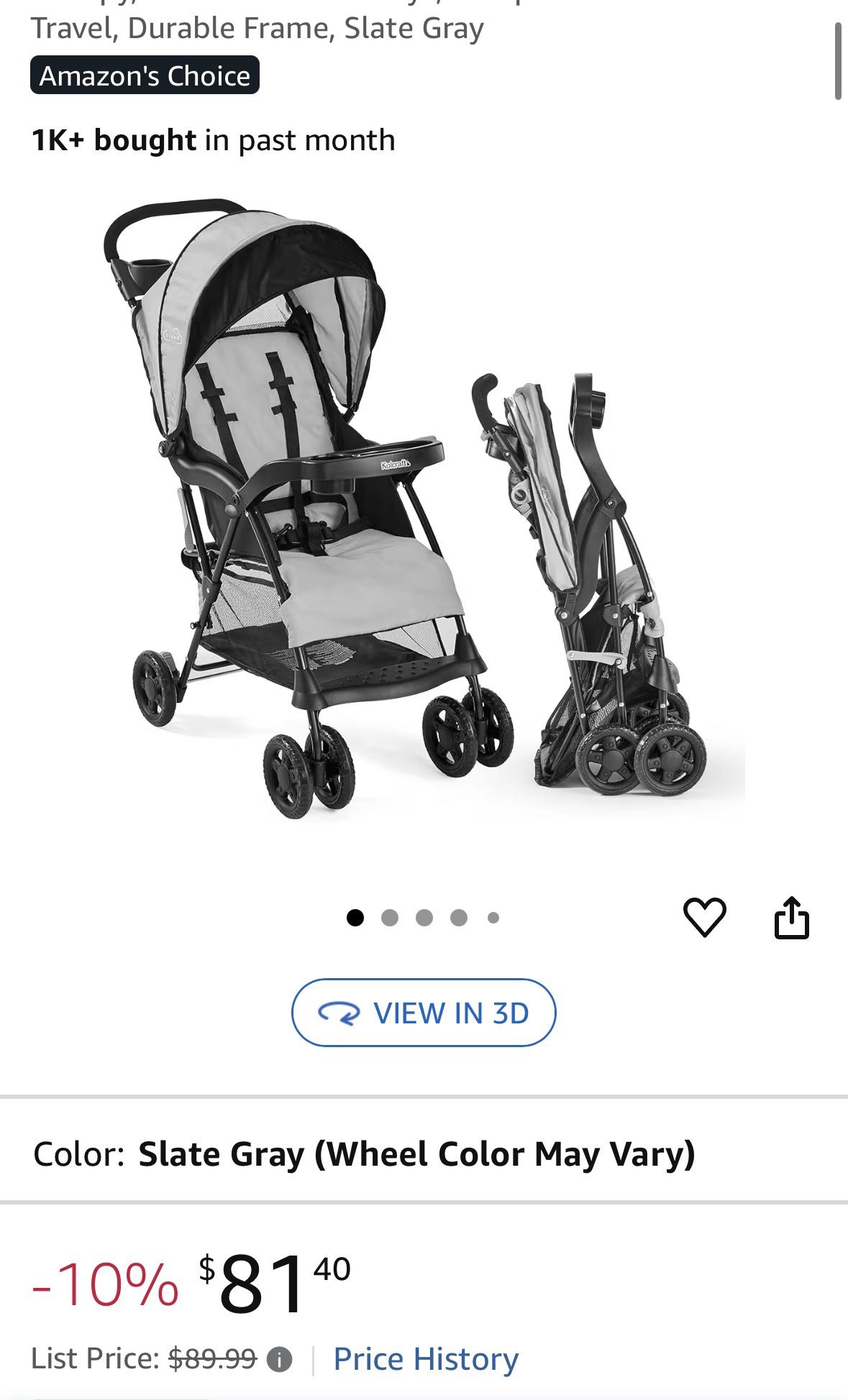 Toddler Stroller 