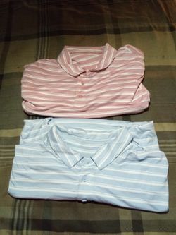 2 Brand New "Old Navy Active Cloud 94 Soft Go Dry Cool Striped Shirt's"Size (Large).Pick Up,In Original Bag.