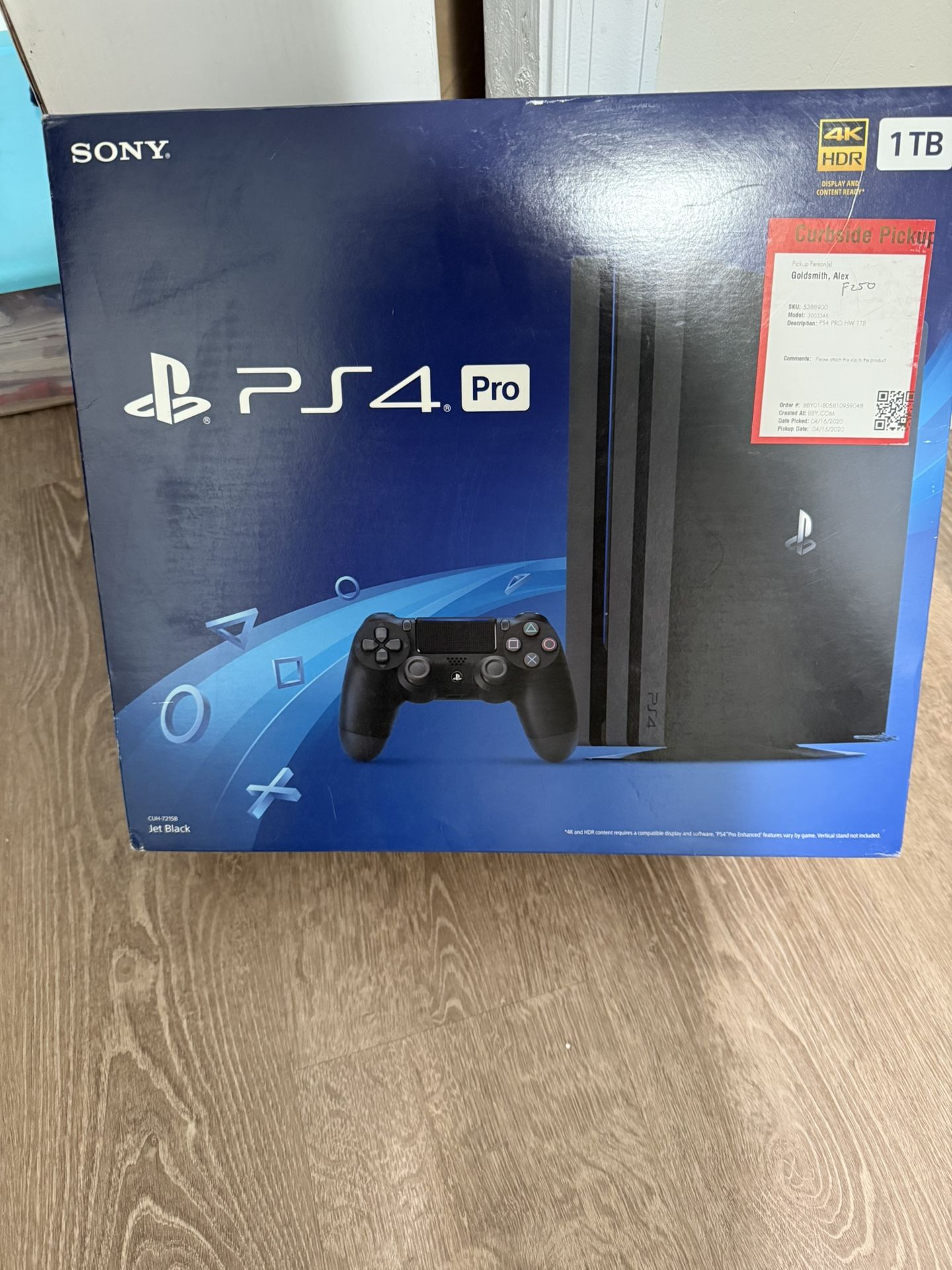 PS4 Pro With 2 DualShock Controllers
