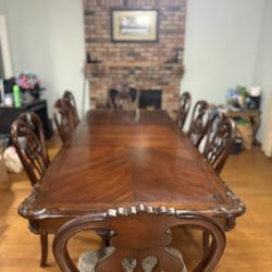 Dining Table With 8 Chairs 
