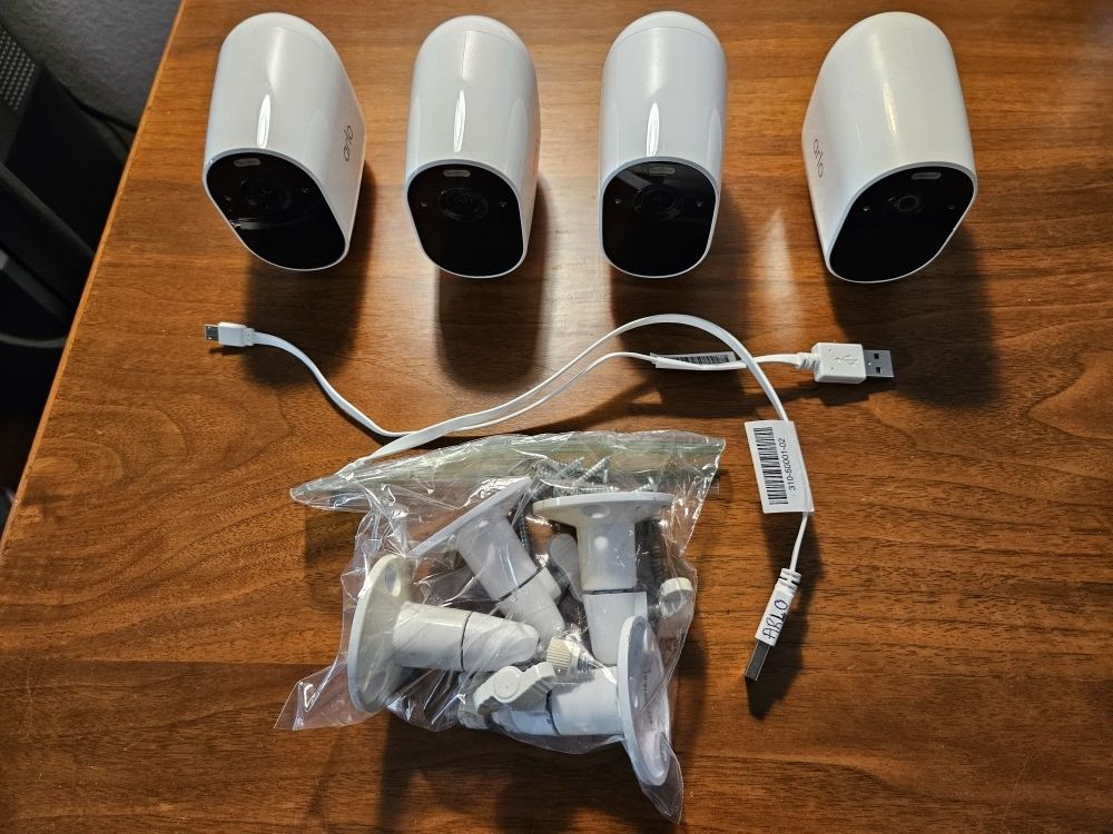 ARLO Security Cameras, Set Of 4