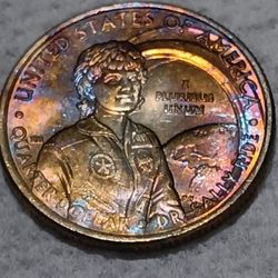 This One Is A Very Extremely RARE Rainbow Color U.S.Quarter It's What Collectors Go Crazy For Collectors Collectable 