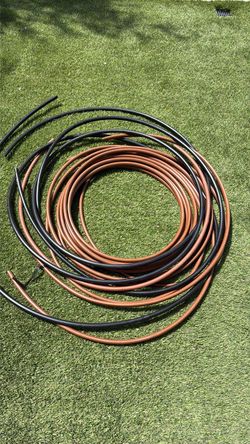 Black brown irrigation hoses