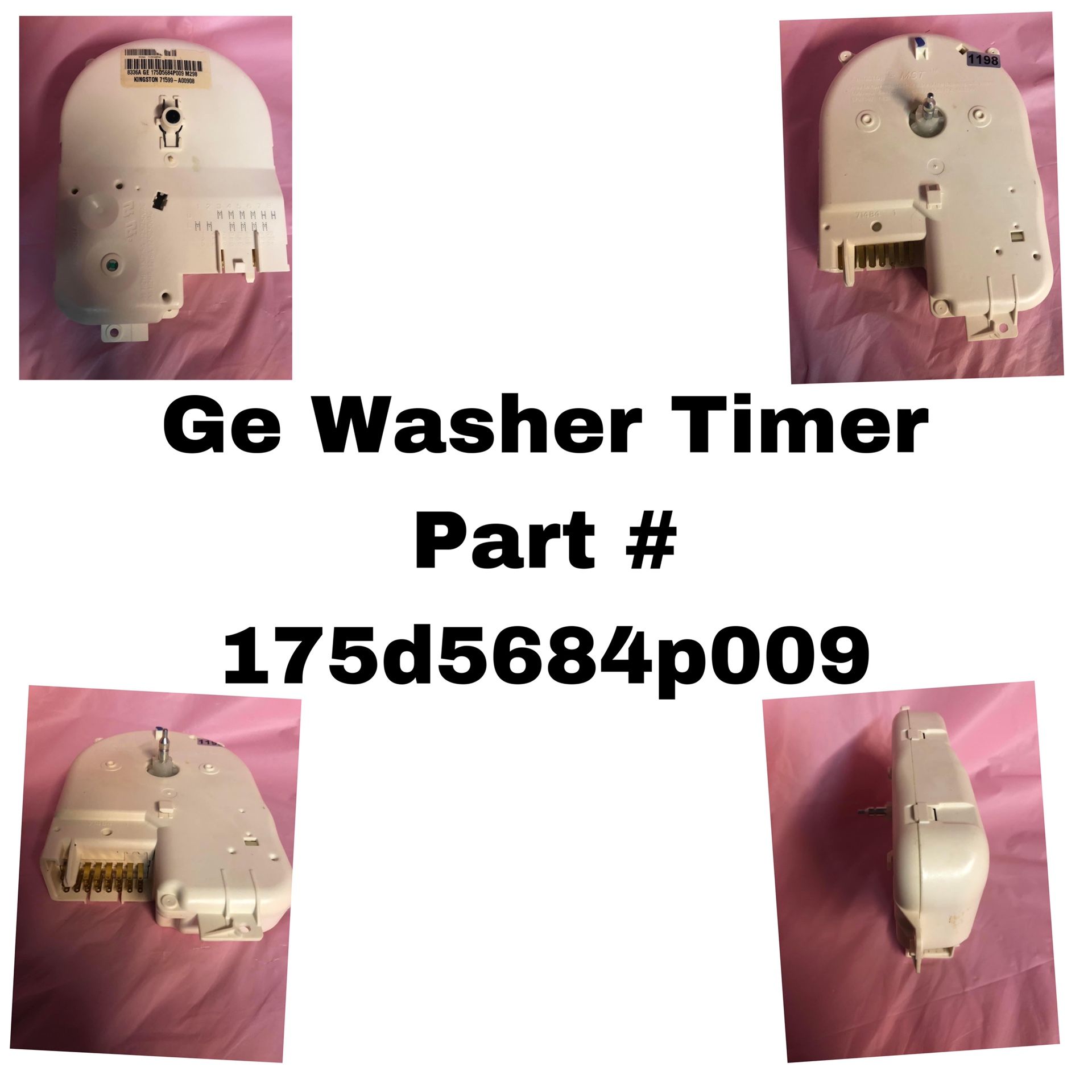 Ge Washer Timer Part # 175d5684p009