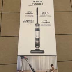 Tineco iFLOOR 3 Breeze Complete Wet Dry Vacuum Cordless Floor Cleaner and Mop One-Step Cleaning for Hard Floors