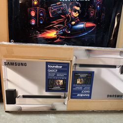 Samsung 3.1.2. Soundbar (Q60CF) Soundbar Home Theater - Dolby Atmos, Spacefit Sound Pro, Bluetooth