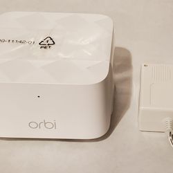 Netgear ORBI RBR10 Mesh WiFi Router Only with Power Cord AC1200 UnUsed