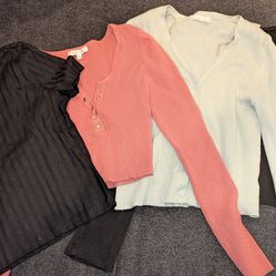 Bundle of women's tops size Large