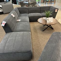 Modern sectional sofa sale- limited supply- zero interest Finance available- shop now pay later.  