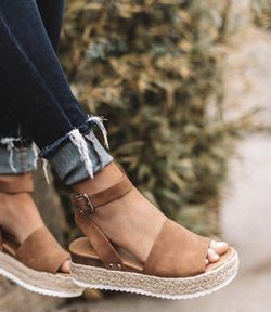 Camel Espadrille