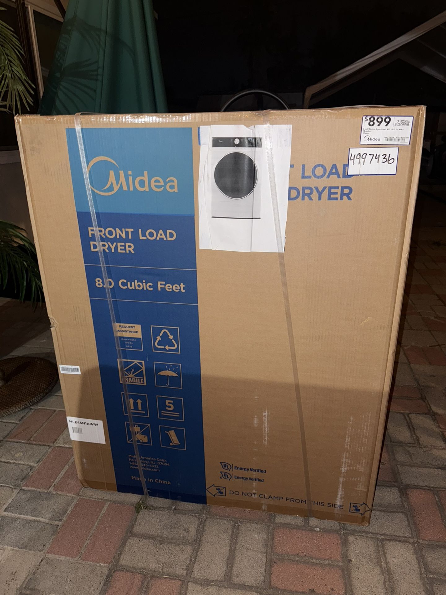 Midea Extra Large Electric Dryer