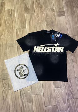 Hellstar black cotton t-shirt Size M good quality