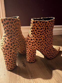 Leopard women boot