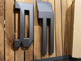 F& R Letters For Grill Raptor Style Gray Replacement Ford F-150 2009 2017