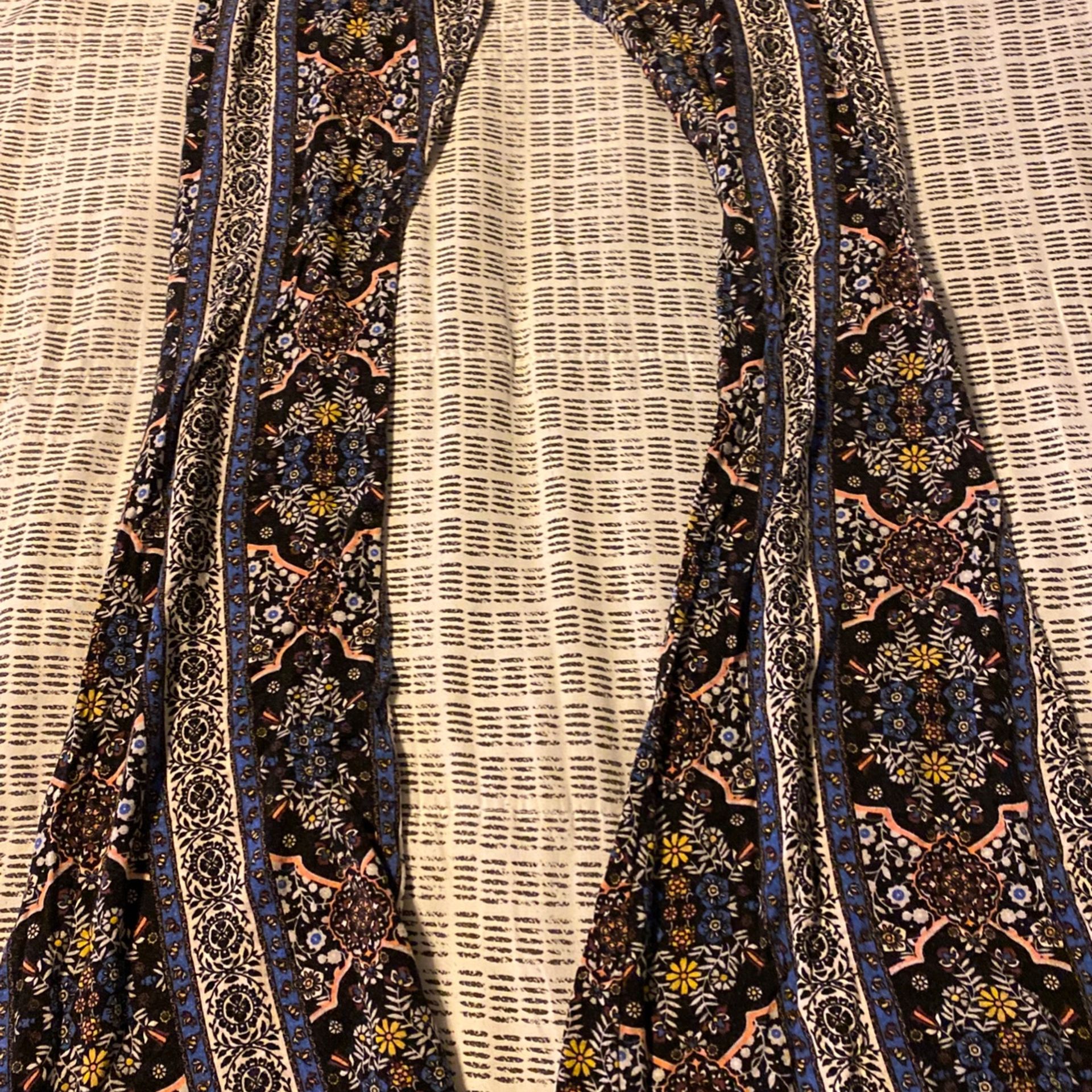 High Wasted Pattern Stretch Pants