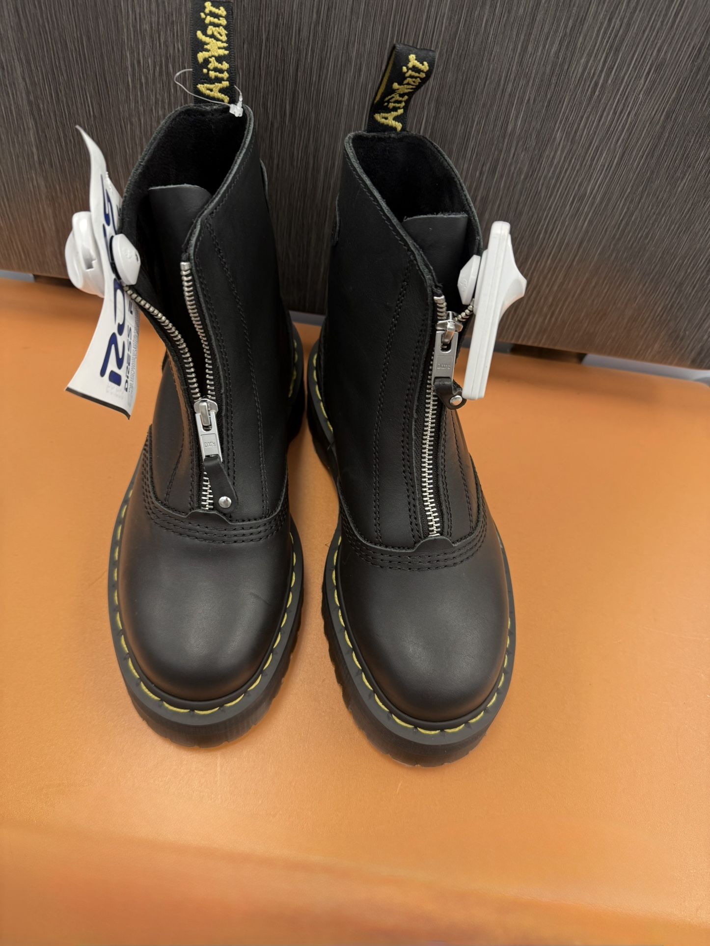 Dr. Martens JETTA HI MAX LEATHER PLATFORM BOOTS MSRP$290