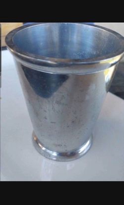 Chrome Plated Cup About 6 Inches Tall Shed Bin4