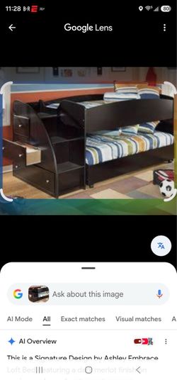 Twin Bunk Bed with Storage Stairs