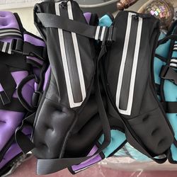 New 12lb Weighted Vest W/Reflective Stripes And Adjustable Straps - Purple Blue Or Black; $20 Each