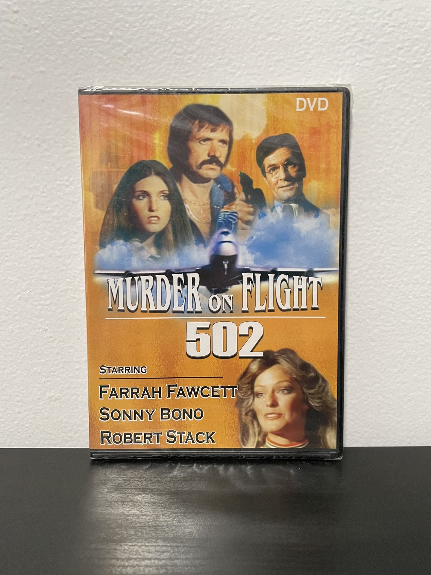 Murder On Flight 502 DVD NEW SEALED Farrah Fawcett Robert Stack Sonny Bono 1975