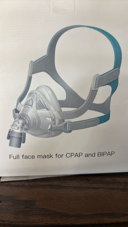 Full face mask for CPAP and BIPAP
