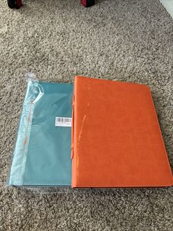 Two New Binders 9 Pocket 50 Page 3 Ring Binder Two Pack