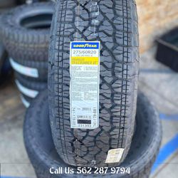 275/60R20 Goodyear All Terrain new tires including install and balance