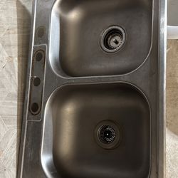 Kitchen Double Sink