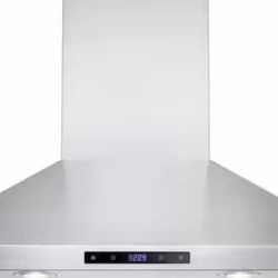 AKDY 30 in. Convertible Kitchen Wall Mount Range Hood in Stainless Steel with Touch Control and Carbon Filter