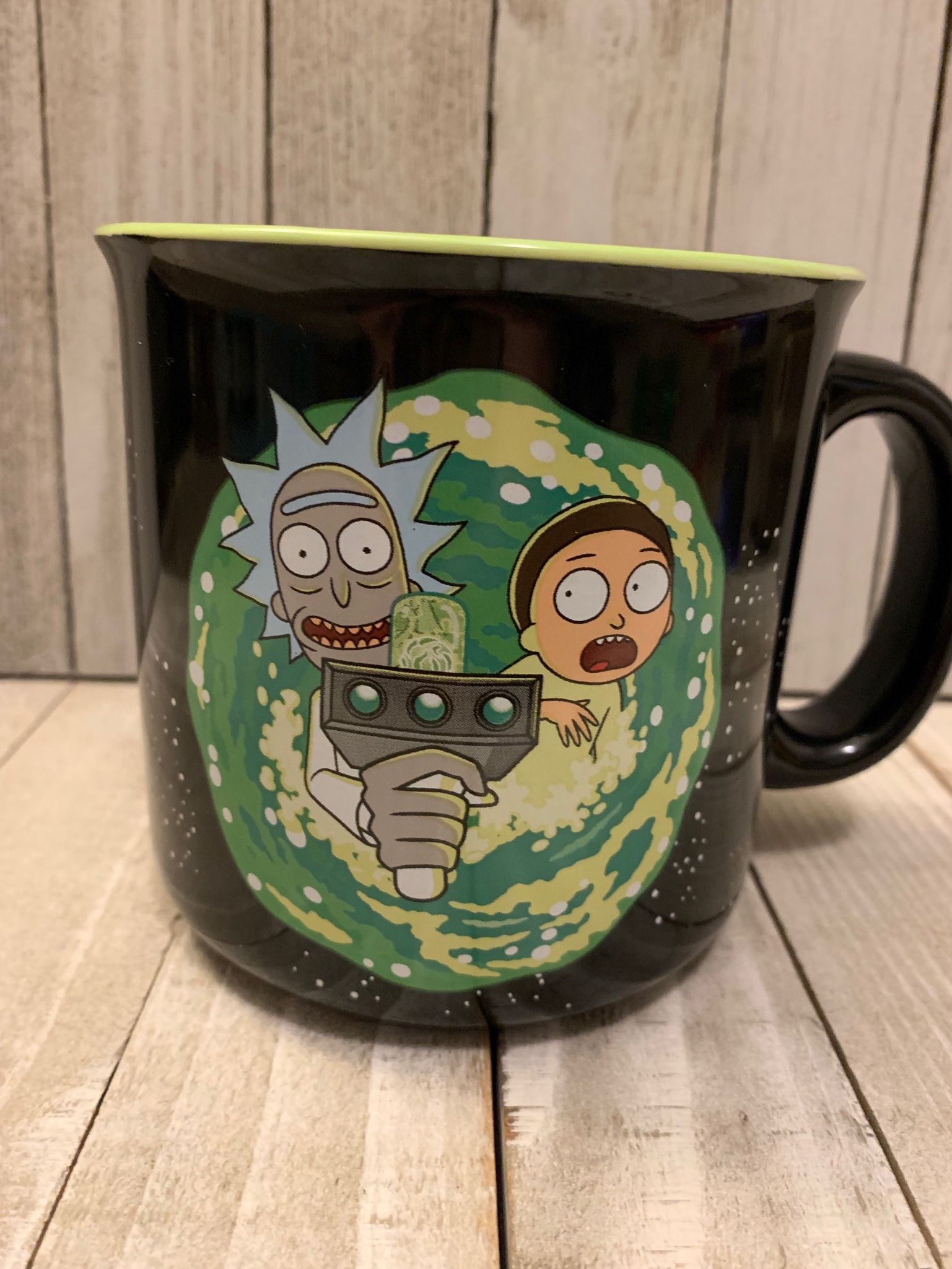 Rick & Morty Coffee Mug | Rick and Morty Portal Gun Cup Official 20oz XL
