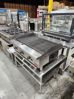 NSF/ETL Commercial Charbroiler/Grill (Parrilla/Asador Comercial)