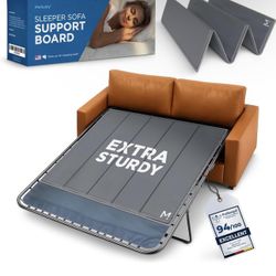 Meliusly Heavy Duty Sleeper Sofa Support Board (60x48 - Queen Size) Reinforced Wood Sofa Bed Support, Pull Out Couch Mattress Board, Sleeper Bar Shiel