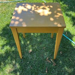 Solid Oak Accent Table