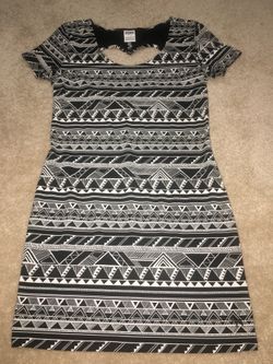 Victoria Secret Pink bodycon dress with heart cut out on the back