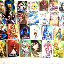 Legend Of Zelda Full Amiibo Set Laminated Fanart 