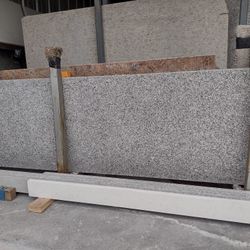 Snow White Granite 1/2 Slabs 