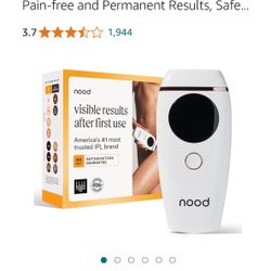 NEW Flasher 2.0 by Nood, IPL Laser Hair Removal Device for Men and Women, Pain-free and Permanent Results, Safe for Whole Body Treatment - Gloss White