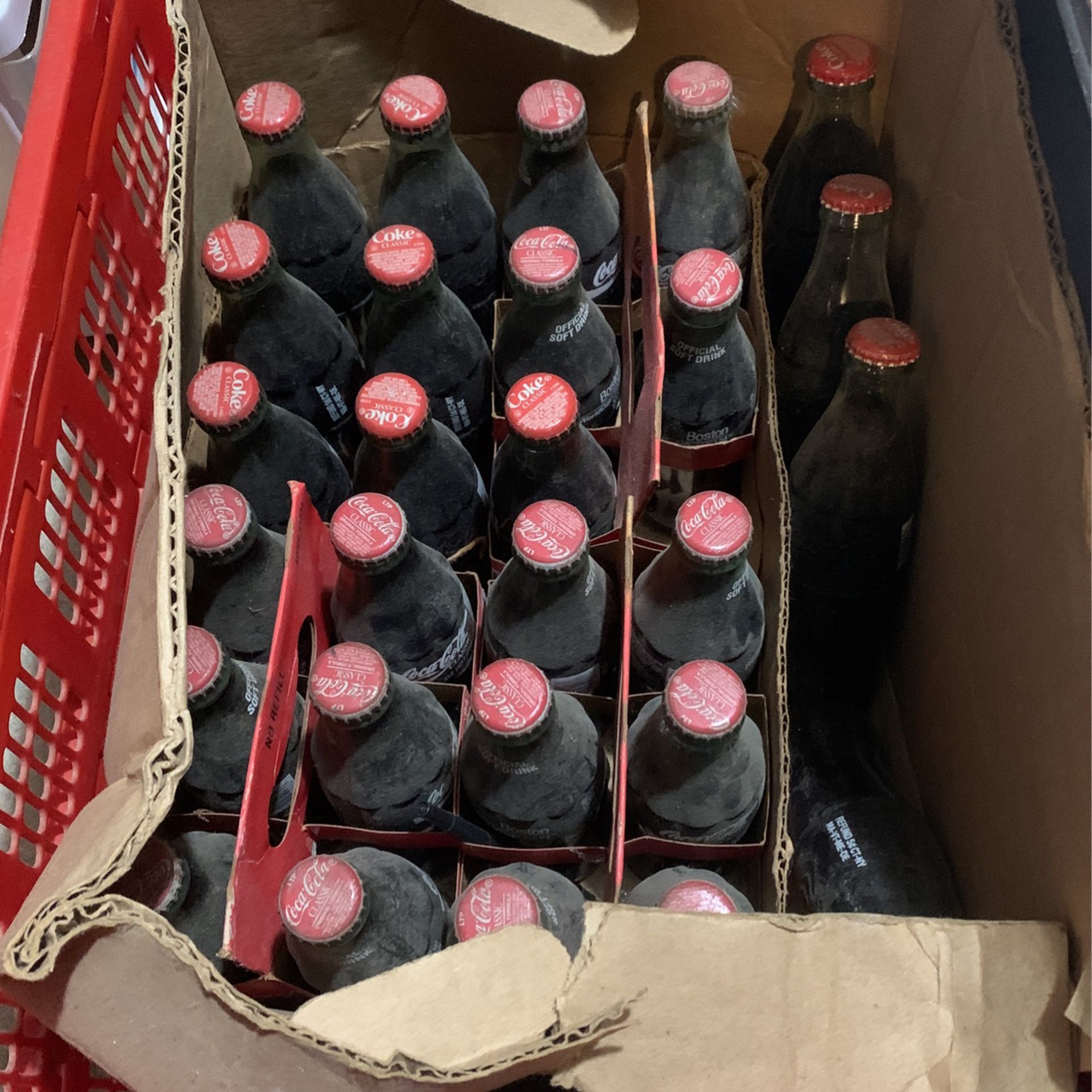 28 Coca Cola Old Bottles Never Opened 