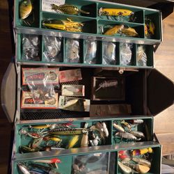 Kennedy Tackle Box Full Of Heddon Lures
