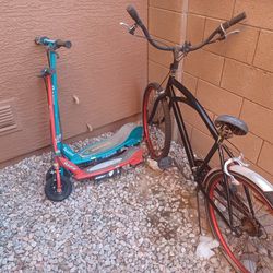 1 Bike And 2 Scooters