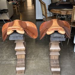 Henri De Rivel Leather Horse Riding Saddle $200 each