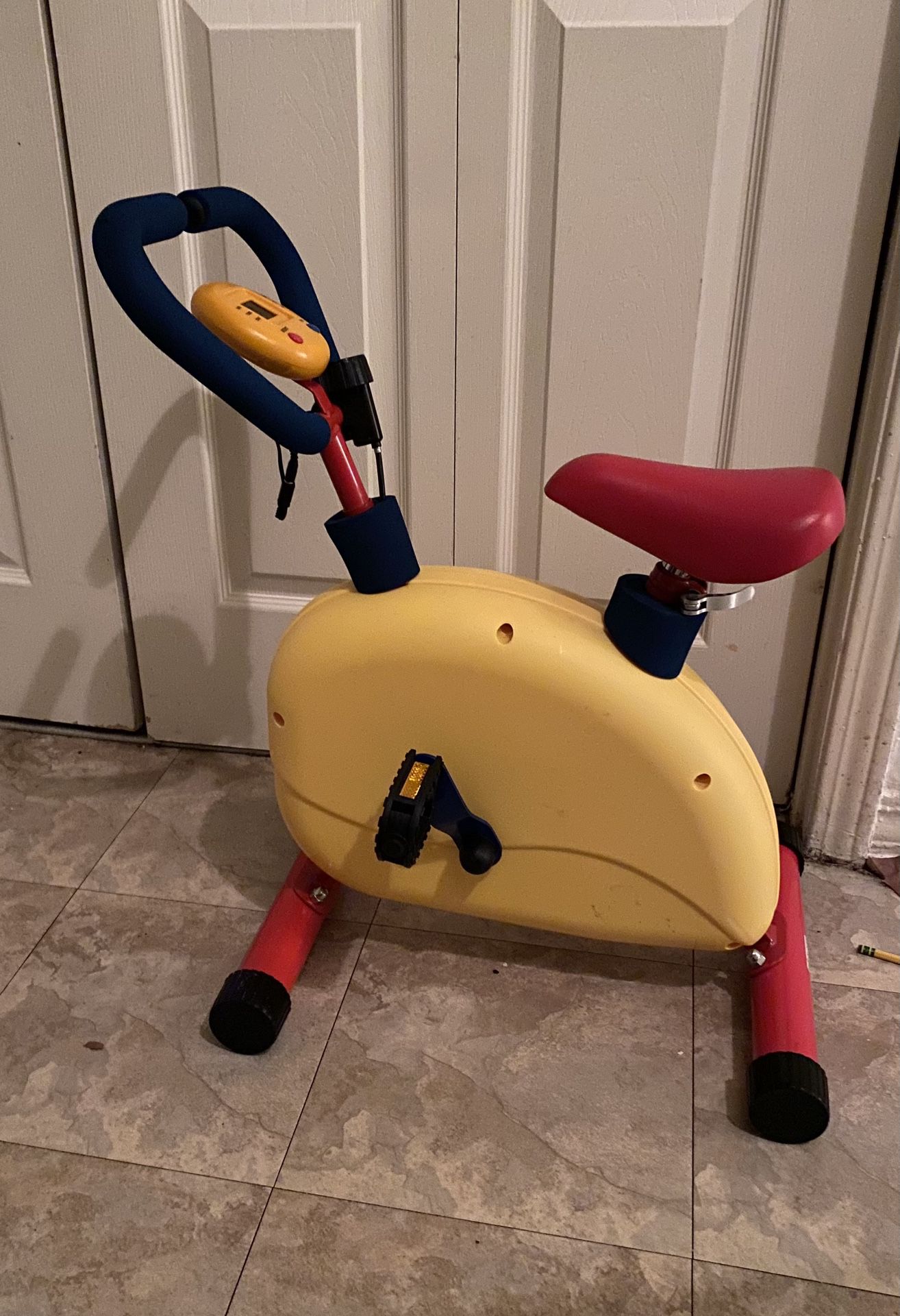 Kids exercise bike.  Fun for learning to work out!