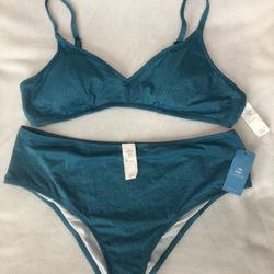 New Sparkly Turquoise Bikini 