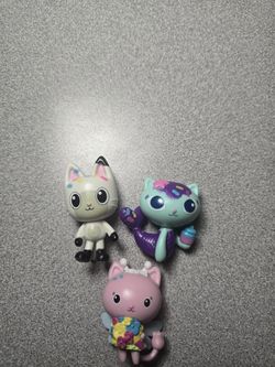 Gabby's Dollhouse Kitty Lot Of 3 