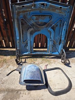 1974 gto pontiac hood and shacker