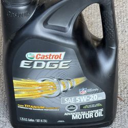 Castrol Edge SAE 5W-20 Full Synthetic Motor Oil