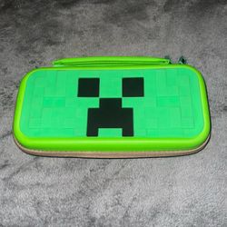 Minecraft Carrying Case For Nintendo Switch Green